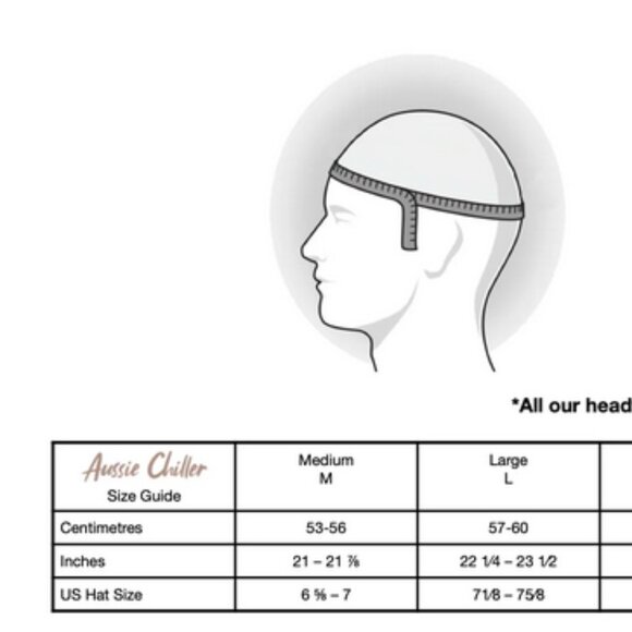 Aussie Chiller Bushie Hat Camel Brown Adult Medium Cowboy Brim - Picture 6 of 6